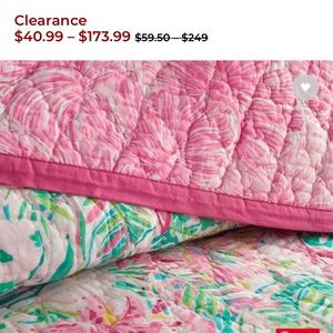 Lilly Pulitzer Reversible Quilt from Pottery Barn